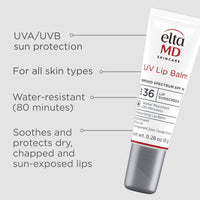 EltaMD Facial Sunscreen 0.28 oz. EltaMD UV Lip Balm Broad-Spectrum SPF 36 - Skin Type Solutions