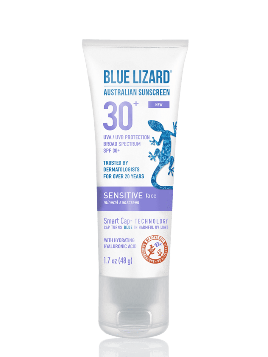Blue Lizard Australian Sensitive Face Mineral Sunscreen SPF 30+ 1.7 oz. Tube