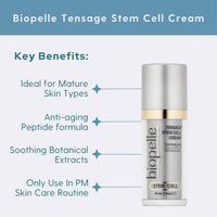 Biopelle Facial Moisturizer 1 fl. oz. Biopelle Tensage Stem Cell Cream - Skin Type Solutions