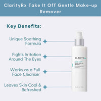 ClarityRx Makeup Remover 6 fl oz. ClarityRx Take It Off Gentle Make-up Remover - Skin Type Solutions