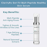 ClarityRx Facial Treatment 1.0 fl. oz. ClarityRx Get Fit Mult-Peptide Healthy Skin Serum - Skin Type Solutions