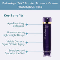 DefenAge Facial Moisturizer 1.5 fl. oz. DefenAge 24/7 Barrier Balance Cream - FRAGRANCE FREE - Skin Type Solutions
