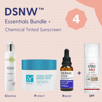 Skin Type Solutions Skincare Bundle Chemical Tinted Sunscreen DSNW 4 Acne - Essentials Bundle - Skin Type Solutions