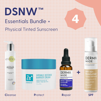 Skin Type Solutions Skincare Bundle Physical Tinted Sunscreen DSNW 4 Acne - Essentials Bundle - Skin Type Solutions