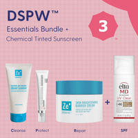 Skin Type Solutions Skincare Bundle Chemical Untinted Sunscreen DSPW 3 Acne - Essentials Bundle - Skin Type Solutions