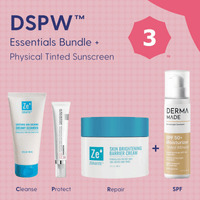 Skin Type Solutions Skincare Bundle Physical Tinted Sunscreen DSPW 3 Acne - Essentials Bundle - Skin Type Solutions