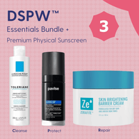 Skin Type Solutions Skincare Bundle Premium Sunscreen DSPW 3 Stinging - Essentials Bundle - Skin Type Solutions