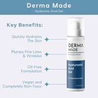 Derma Made Facial Moisturizer 1.7 oz. Derma Made Hyaluronic Acid Gel - Skin Type Solutions