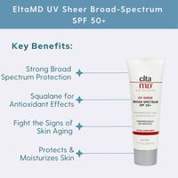 EltaMD Facial Sunscreen EltaMD UV Sheer Broad-Spectrum SPF 50+ - Skin Type Solutions