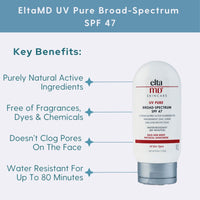 EltaMD Facial Sunscreen 4.0 oz. EltaMD UV Pure Broad-Spectrum SPF 47 - Skin Type Solutions