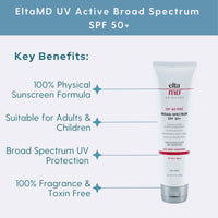 EltaMD Facial Sunscreen 3.0 fl. oz. EltaMD UV Active Broad Spectrum SPF 50+ - Skin Type Solutions