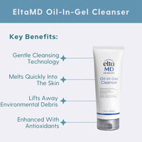 EltaMD Facial Cleanser 3.4 fl. oz. EltaMD Oil-In-Gel Cleanser - Skin Type Solutions