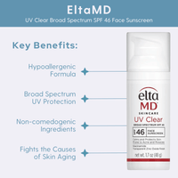 EltaMD Facial Sunscreen EltaMD UV Clear Broad-Spectrum SPF 46 Sunscreen - Skin Type Solutions