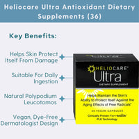 Heliocare Skin Supplements 36 Vegan Capsules Heliocare Ultra Antioxidant Dietary Supplements - Skin Type Solutions
