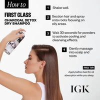 IGK Shampoo IGK First Class Charcoal Detox Dry Shampoo - Skin Type Solutions