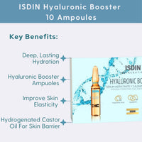 ISDIN Facial Treatment 2ml x 10 ampoules ISDIN Hyaluronic Booster 10 Ampoules - Skin Type Solutions