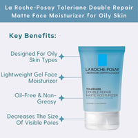La Roche-Posay Facial Moisturizer 2.5 fl. oz. La Roche-Posay Toleriane Double Repair Matte Face Moisturizer for Oily Skin - Skin Type Solutions