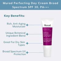 Murad Facial Sunscreen 1.7 oz. Murad Perfecting Day Cream Broad Spectrum SPF 30, PA+++ - Skin Type Solutions