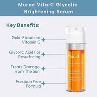 Murad Facial Treatment 1 oz. Murad Vita-C Glycolic Brightening Serum - Skin Type Solutions