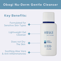 Obagi Facial Cleanser 6.7 fl. oz. Obagi Nu-Derm Gentle Cleanser - Skin Type Solutions