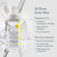 Beekman 1802 Body Moisturizer 2 fl. oz Beekman 1802 Pure Fragrance-Free Milk Shake Moisture Mist for Body - Skin Type Solutions