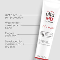 EltaMD Facial Sunscreen 3 fl. oz. EltaMD UV Facial Broad-Spectrum SPF 35 - Skin Type Solutions