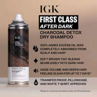 IGK Shampoo IGK First Class After Dark Tinted Charcoal Detox Dry Shampoo - Skin Type Solutions