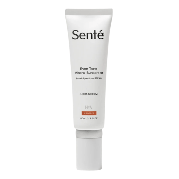 SENTE SkinCare 1.7 fl. oz. Senté Even Tone Mineral Sunscreen Broad Spectrum SPF 40 (Light-Medium) - Skin Type Solutions
