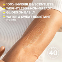 Supergoop Sunscreen 3.4 Fl. oz / 100ml Supergoop! Unseen Sunscreen Body SPF 40 - Skin Type Solutions