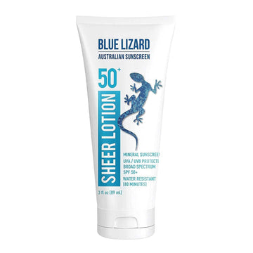 Blue Lizard Australian Sheer Mineral Sunscreen Body Lotion SPF 50+ Blue Lizard 3 oz. Tube Shop at Skin Type Solutions