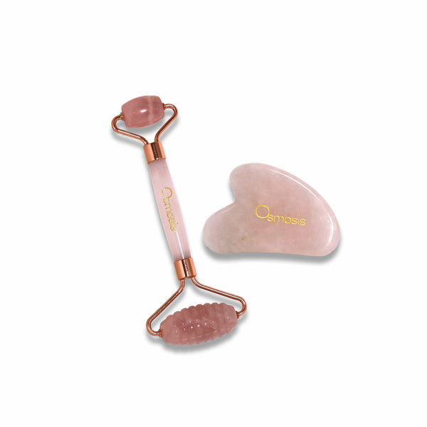 Osmosis Beauty SkinCare Osmosis Rose Quartz Facial Roller & Gua Sha Set - Skin Type Solutions