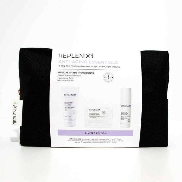 Replenix Moisturizer Kits Replenix Anti-Aging Essentials 3 Step Trial Kit - Skin Type Solutions