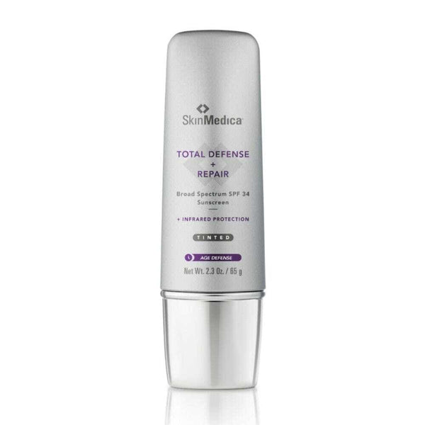 SkinMedica Facial Sunscreen 2.3 fl. oz. SkinMedica Total Defense Repair SPF 34, Tinted - Skin Type Solutions