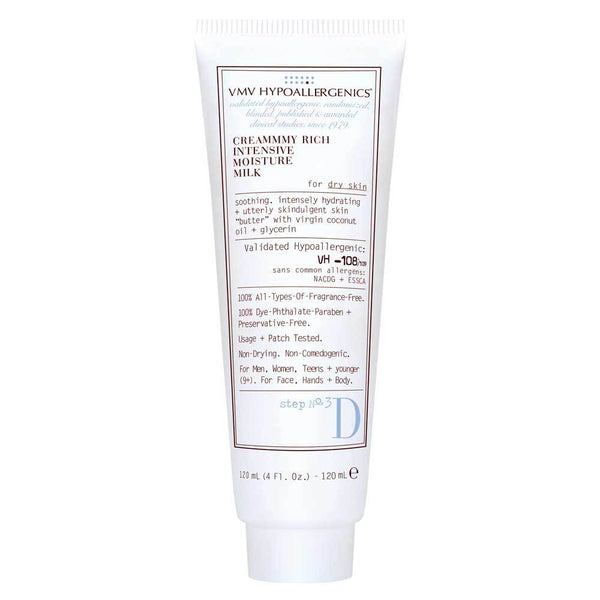 VMV HYPOALLERGENICS Facial Moisturizer 4.0 oz. VMV HYPOALLERGENICS Creammmy-Rich Intense Moisture Milk for Dry Skin - Skin Type Solutions
