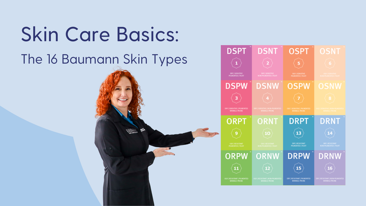 The 16 Baumann skin types