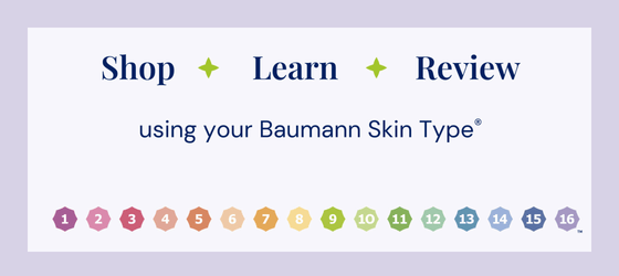 Shop for skincare with skin type