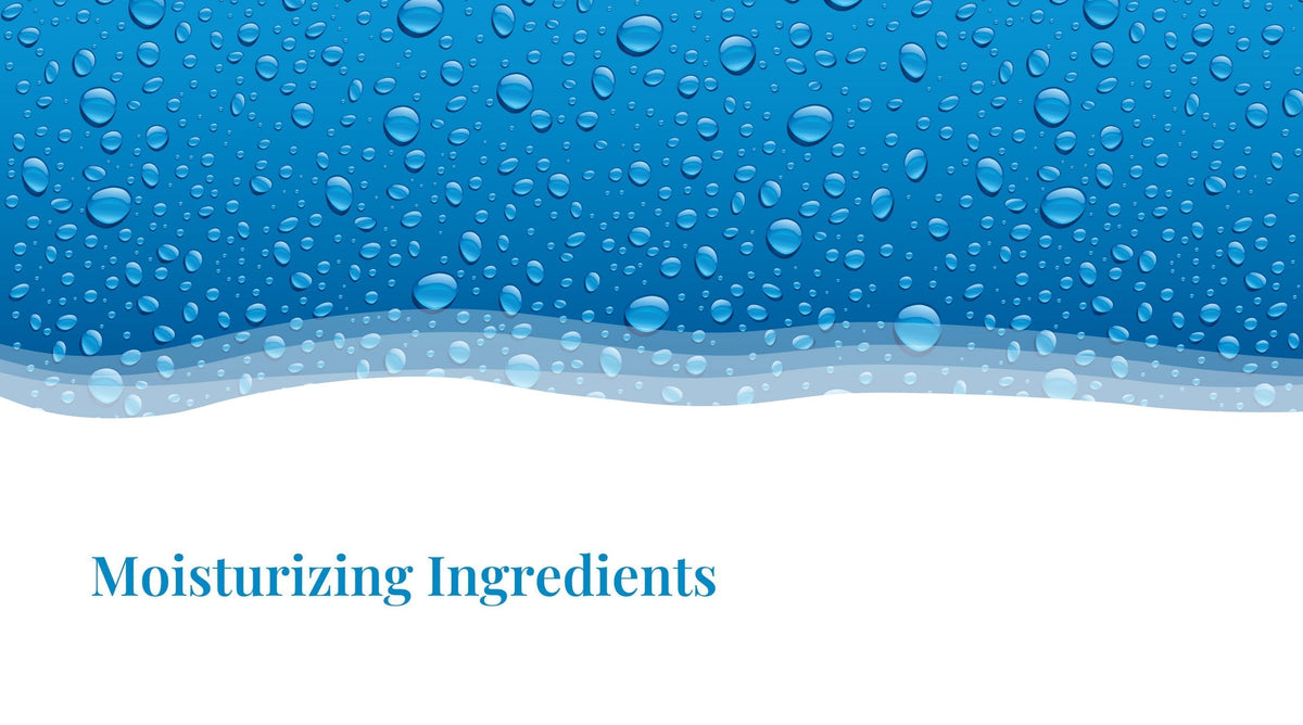 Moisturizing ingredients in skin care