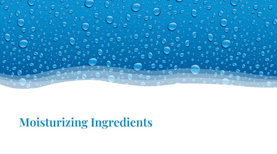 Moisturizing ingredients in skin care