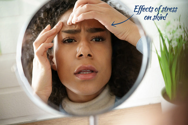 Effects of stress on skin