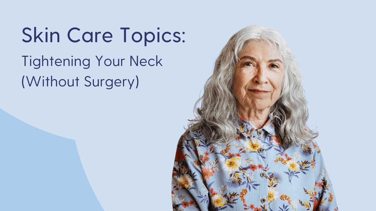 How to tighten your neck without surgery