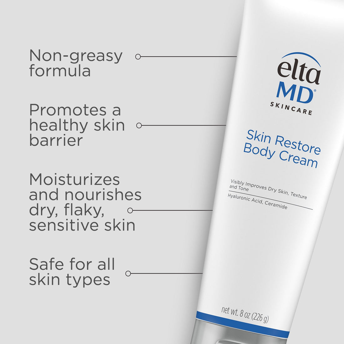 EltaMD Body Moisturizer 8 fl. oz. EltaMD Skin Restore Body Creme - Skin Type Solutions