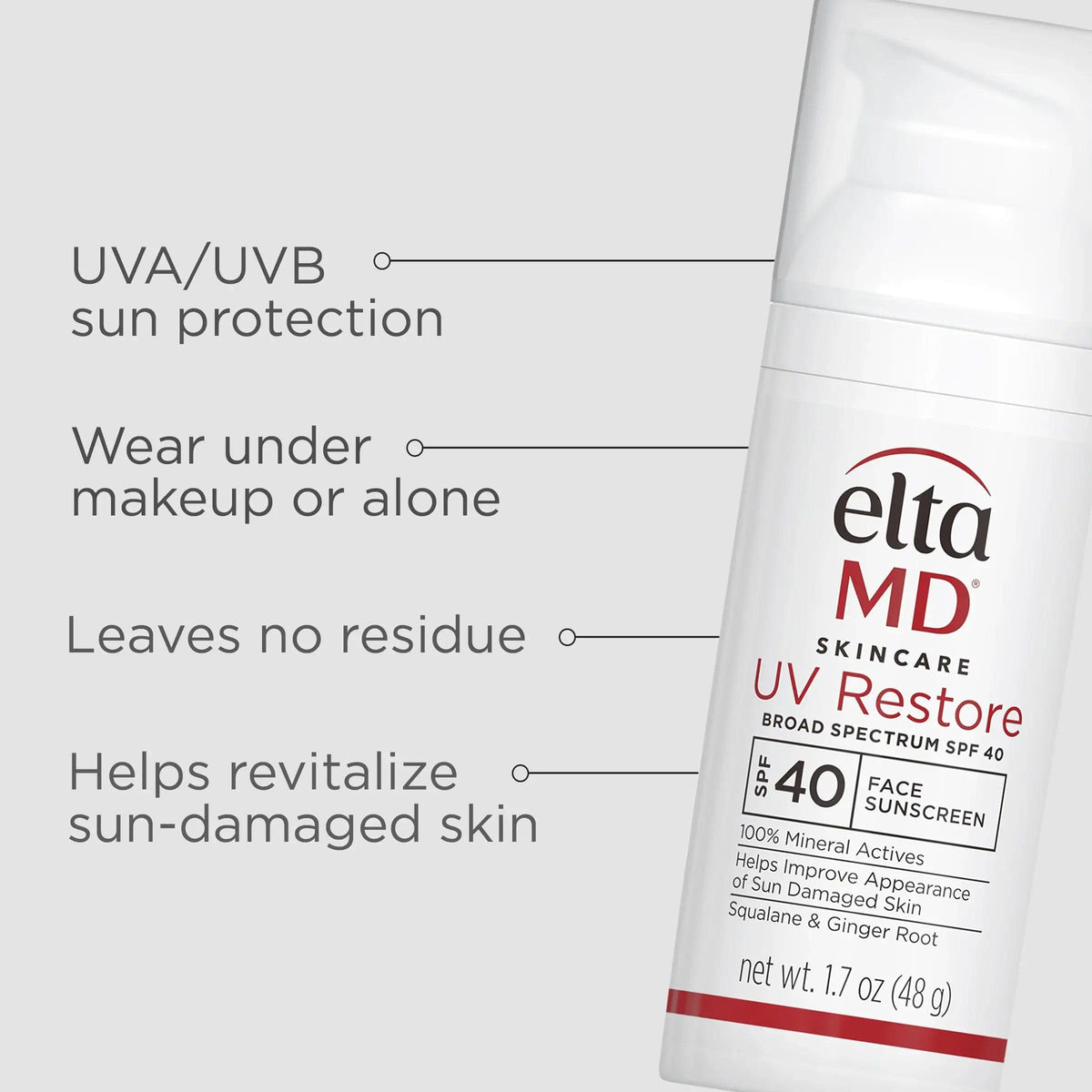 EltaMD Facial Sunscreen EltaMD UV Restore Broad-Spectrum SPF 40 Untinted - Skin Type Solutions