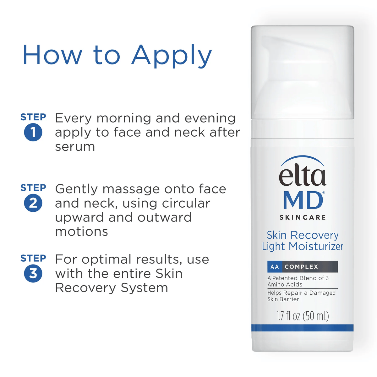 EltaMD Facial Moisturizer 1.7 oz. EltaMD Skin Recovery Light Moisturizer - Skin Type Solutions