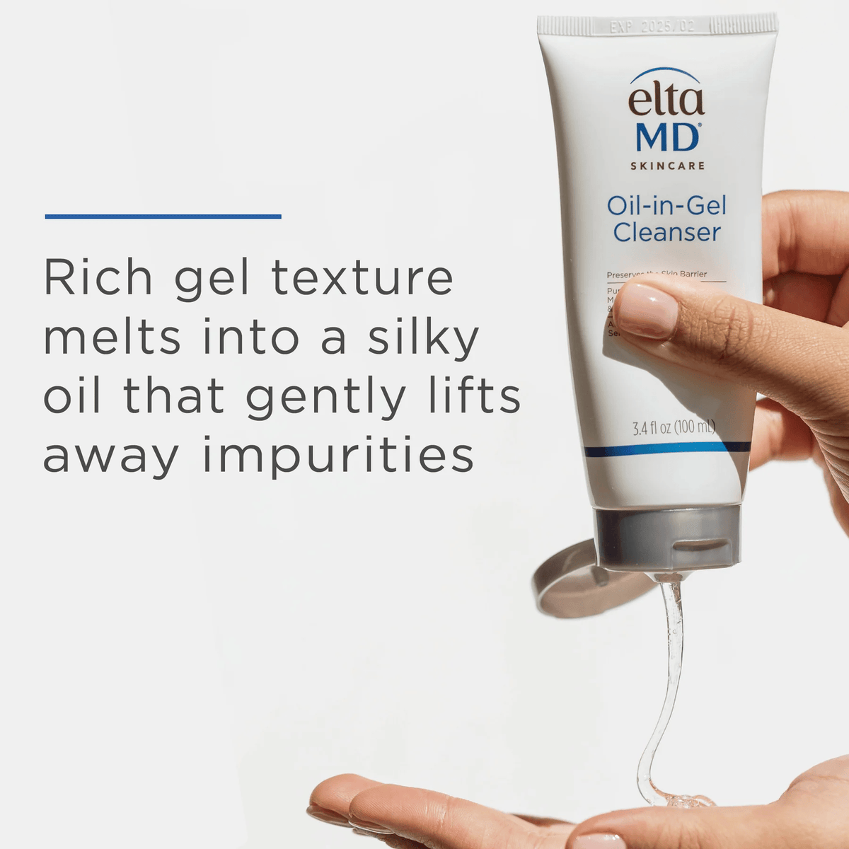 EltaMD Facial Cleanser 3.4 fl. oz. EltaMD Oil-In-Gel Cleanser - Skin Type Solutions
