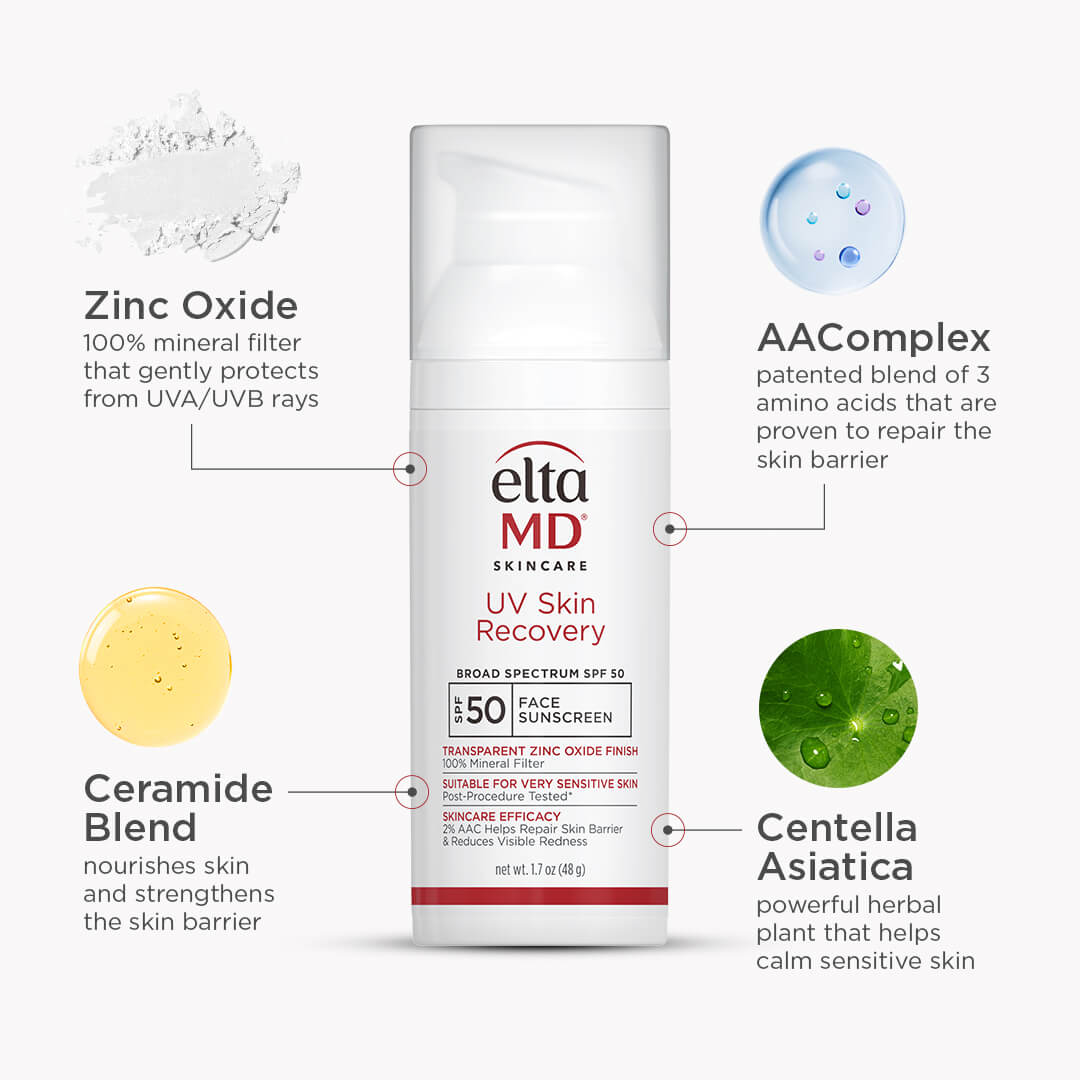 EltaMD Face & Body Sunscreen EltaMD UV Skin Recovery Broad Spectrum SPF 50 Face Sunscreen - Skin Type Solutions