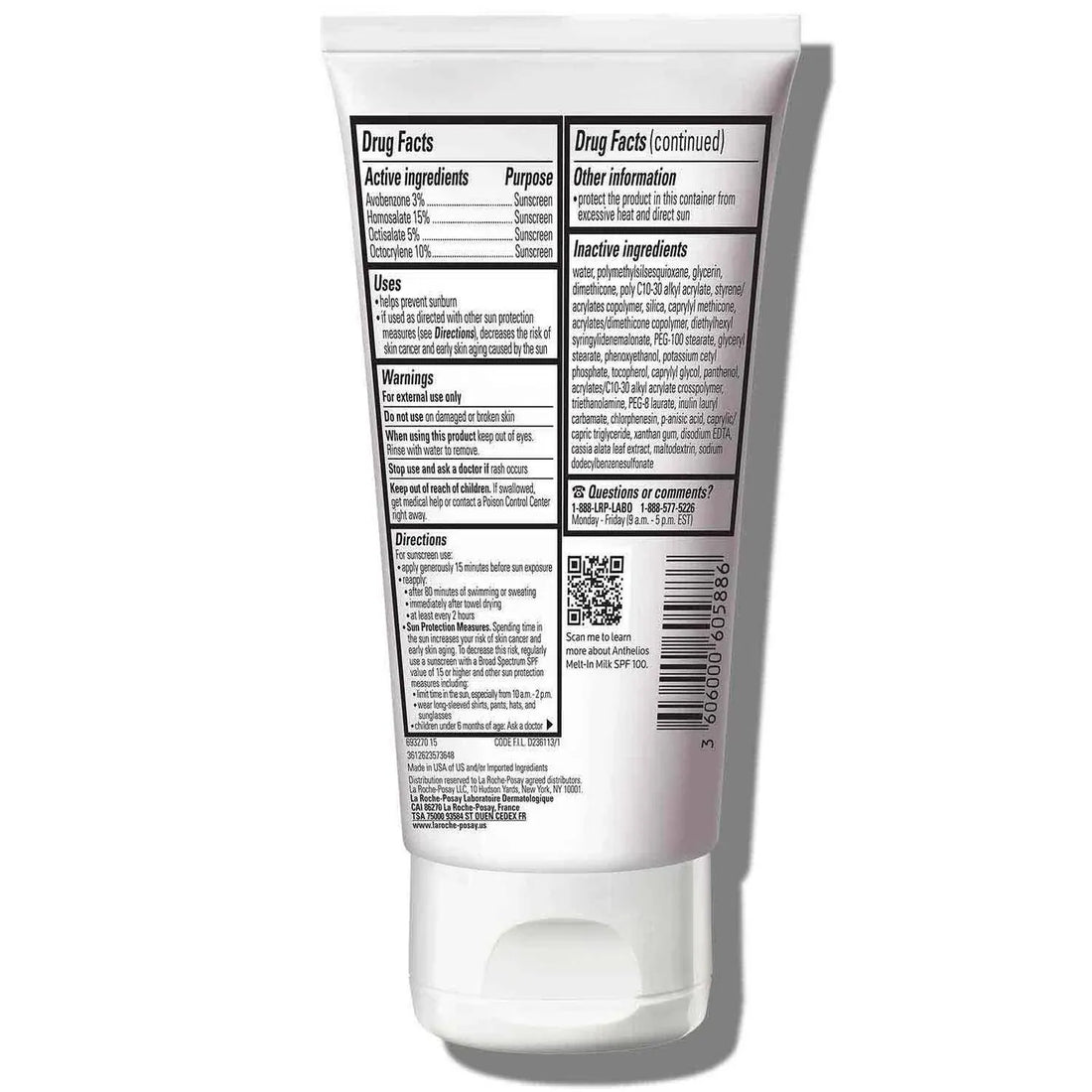 La Roche-Posay Body Sunscreen La Roche-Posay Anthelios Melt-in Milk Body & Face Sunscreen SPF 100 - Skin Type Solutions
