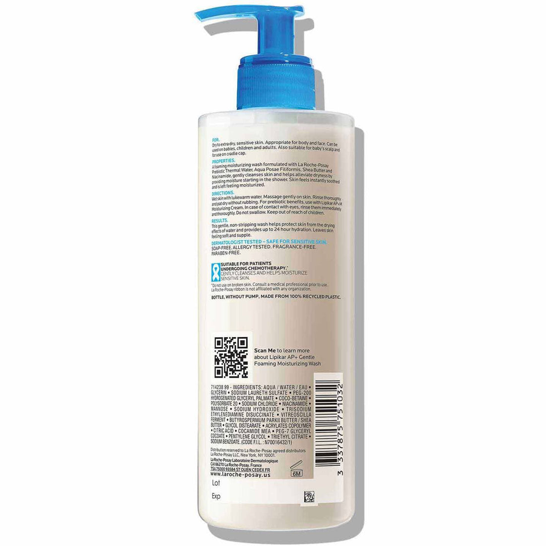 La Roche-Posay Body Cleanser La Roche-Posay Lipikar Wash AP+ Moisturizing Body & Face Wash - Skin Type Solutions