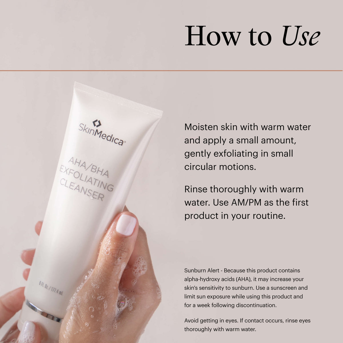 SkinMedica Facial Cleanser SkinMedica AHA/BHA Exfoliating Cleanser - Skin Type Solutions