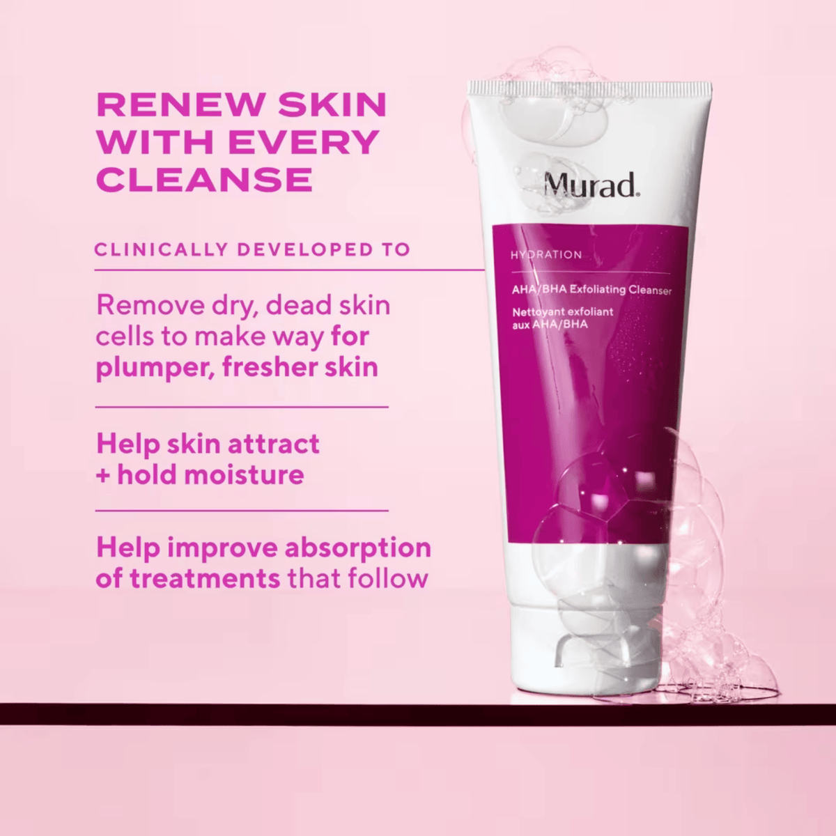 Murad Facial Cleanser Murad AHA/BHA Exfoliating Cleanser - Skin Type Solutions