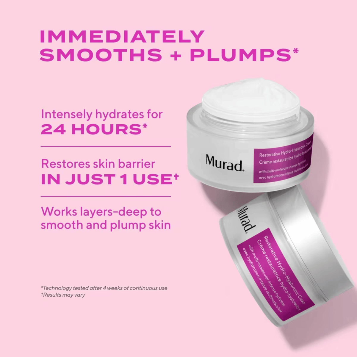 Murad Facial Cleanser Murad Restorative Hydro-Hyaluronic Moisture Cream - Skin Type Solutions